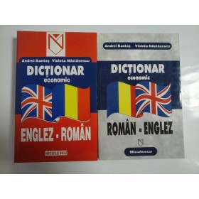 DICTIONAR economic ENGLEZ-ROMAN /  DICTIONAR economic ROMAN-ENGLEZ - ANDREI BANTAS; VIOLETA NASTASESCU